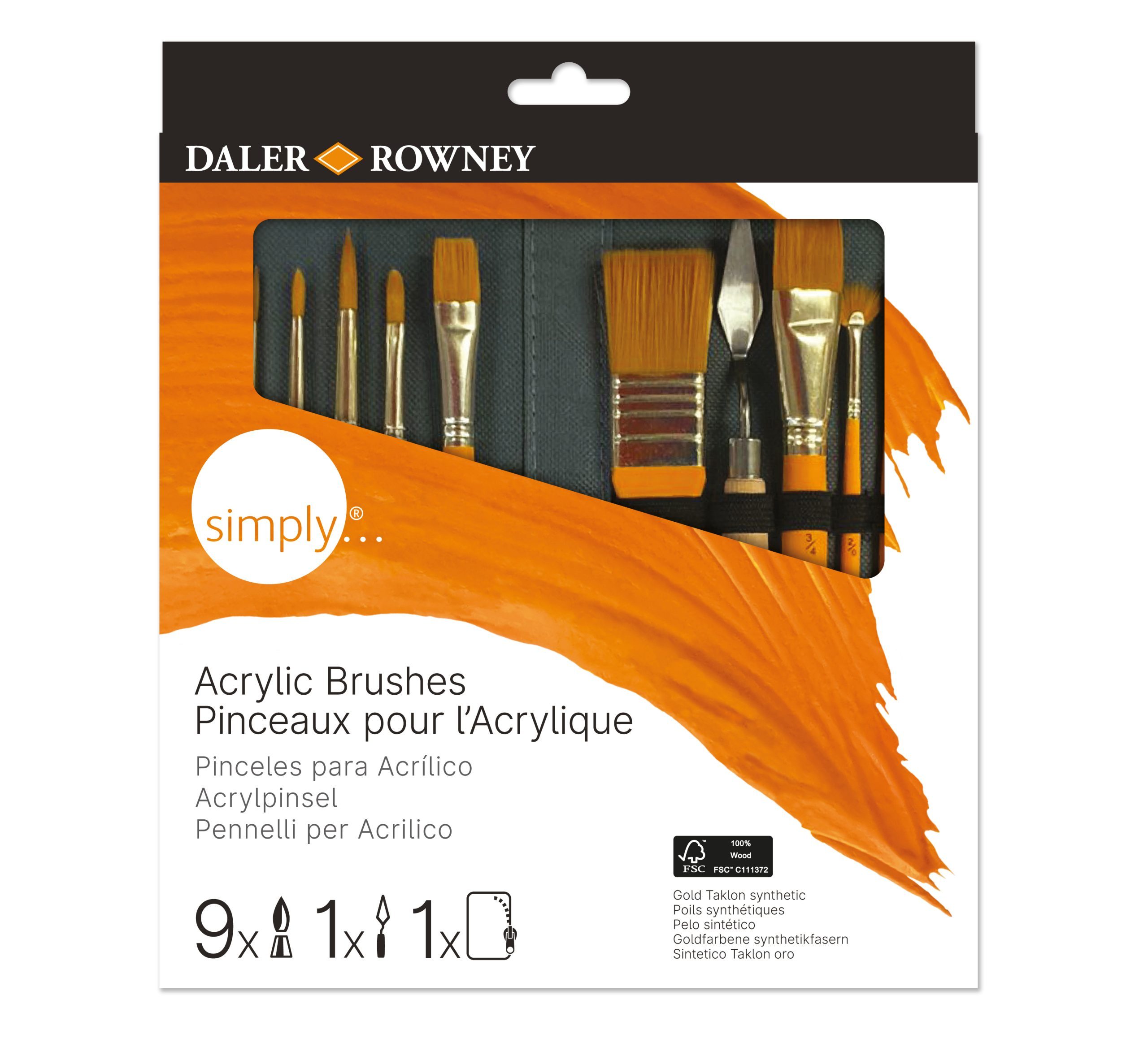Beste Golden Taklon Hair Liner Brush #1, 1-1/2 Mm | Jerry's Artarama - View #7