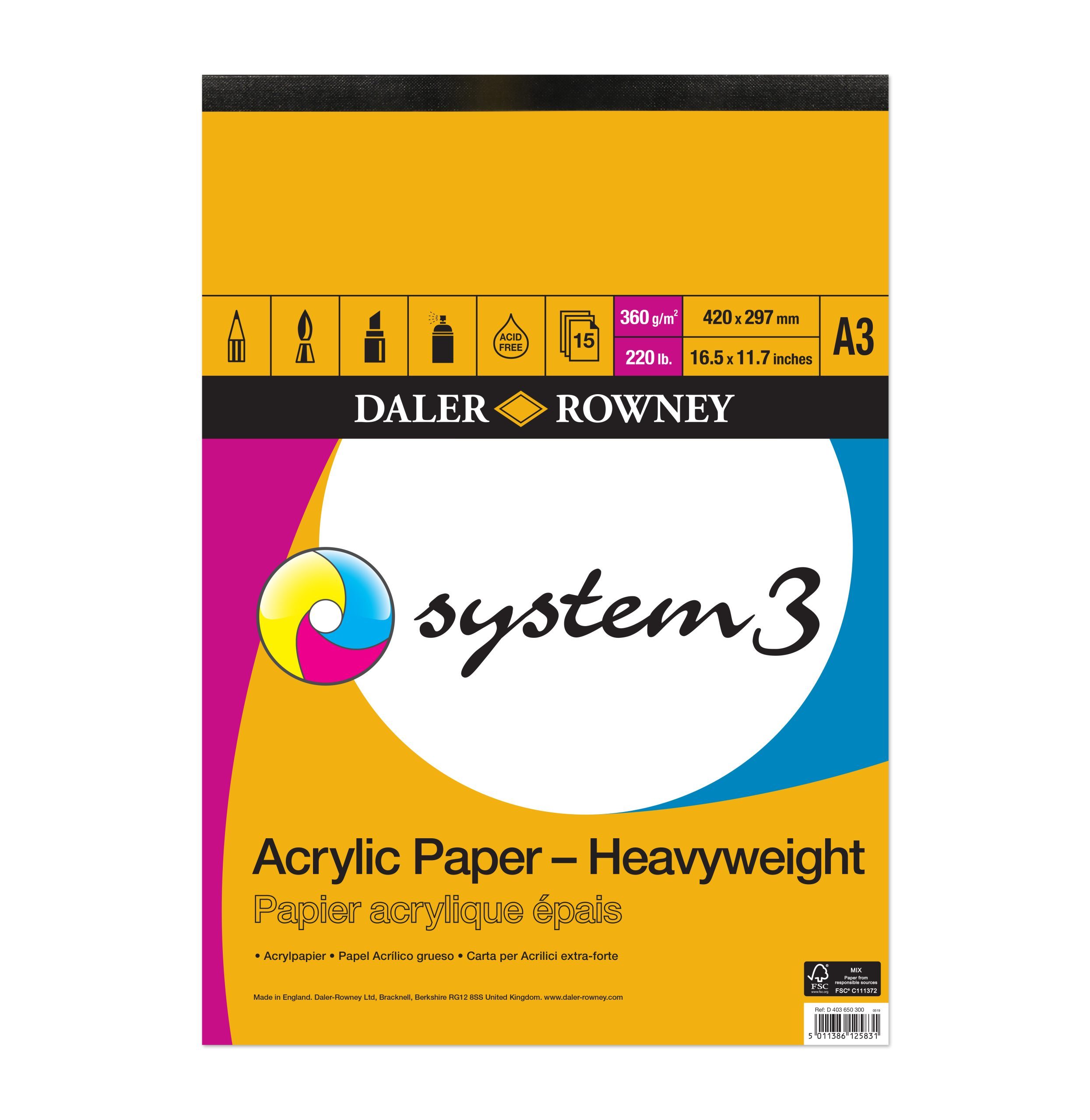 SYSTEM3 ACRILICO 150ML VERDE FOGLIA 355 - Emporio per l'Artista