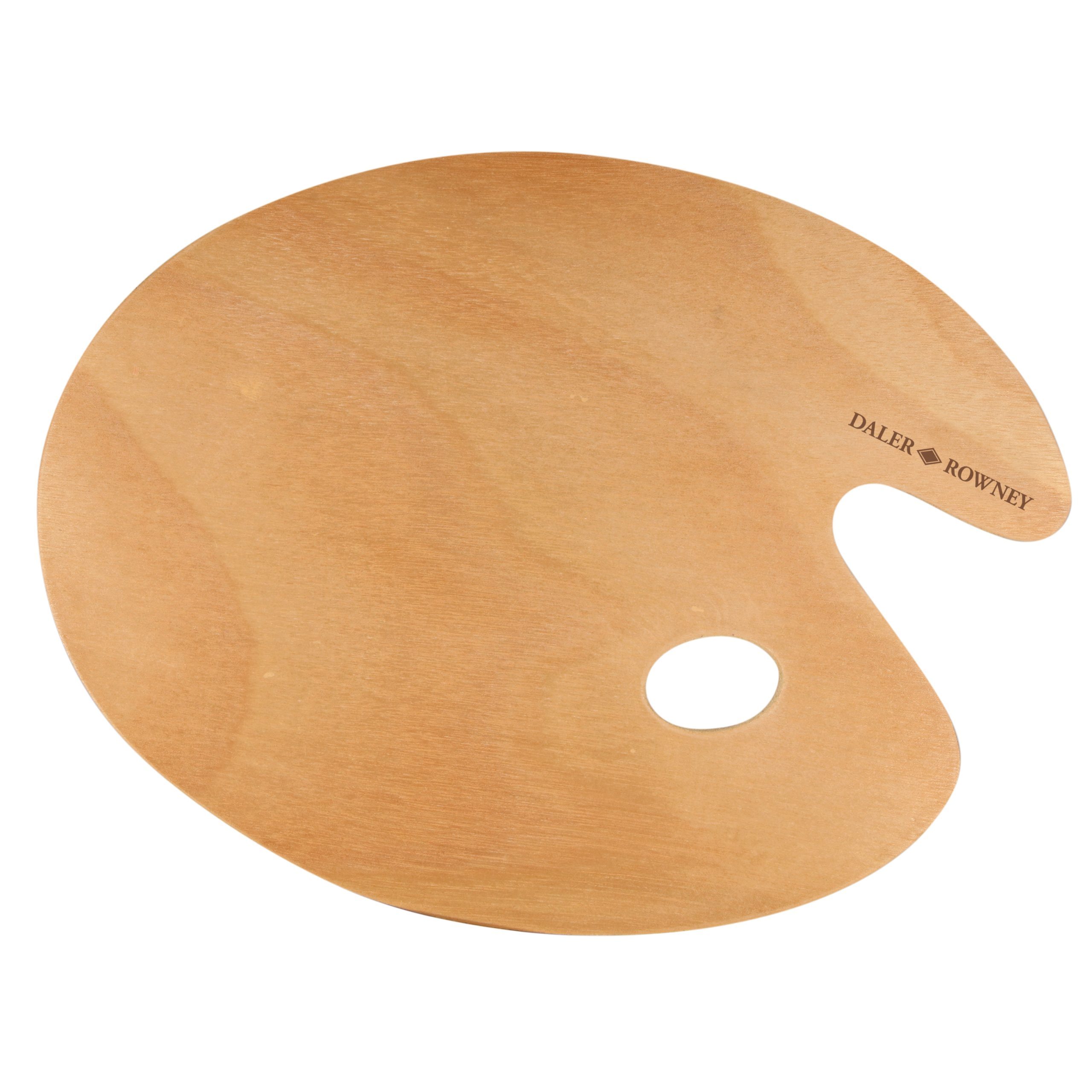 Tavolozza Per Pittura In Ceramica Bianca - Forma A Rosa Con Scanalatura A Cuore - Per Acquerello, Guazzo, Olio - Regalo Artista