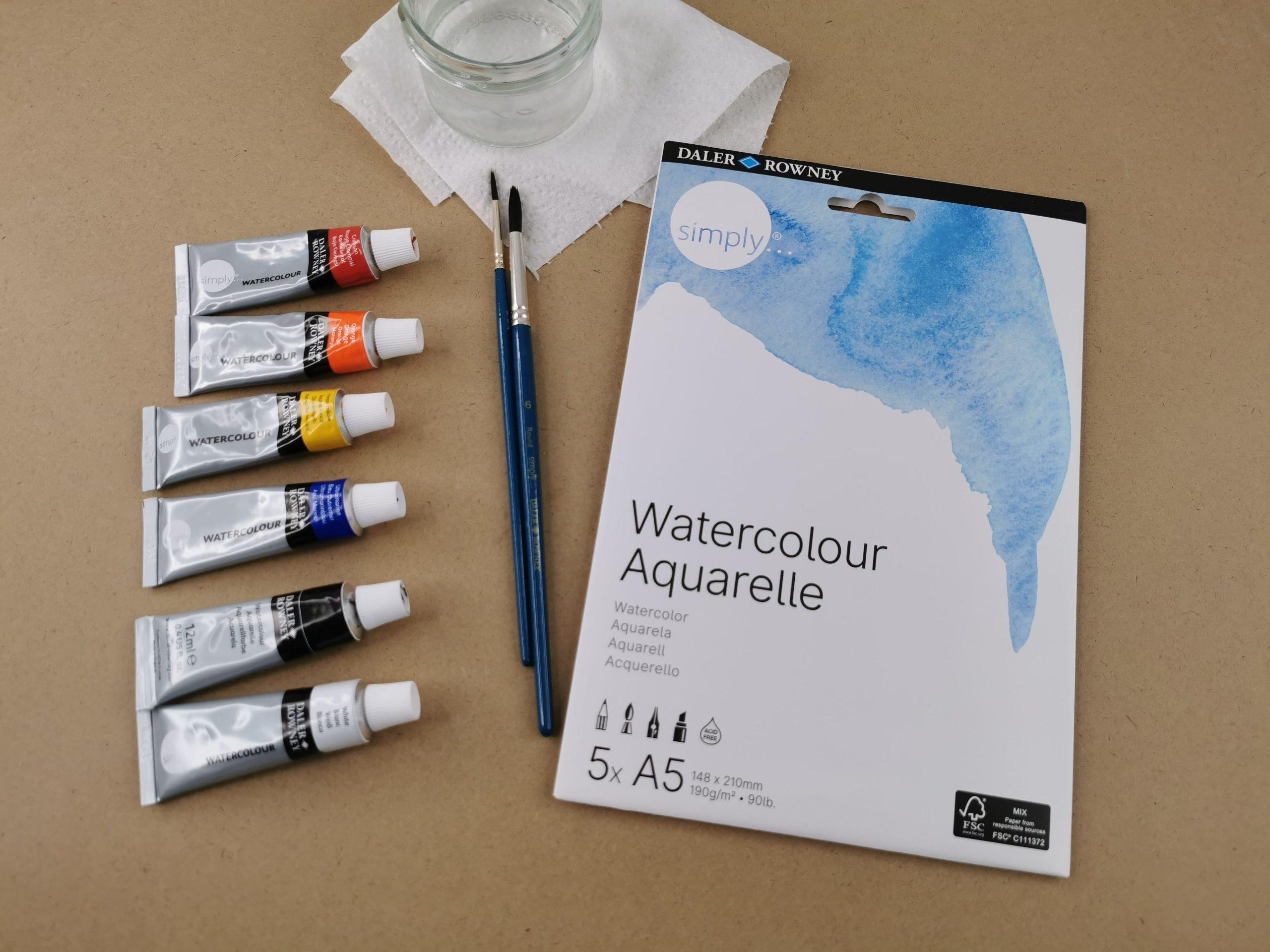 Peinture Acrylique Pierre Daler Rowney Simply - Set D'Activité Thématique Fleurs - Peinture Acrylique Coffret Peinture Acrylique